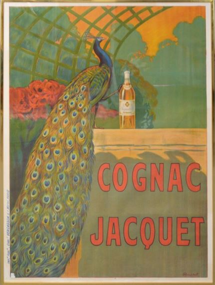 "cognac" Jacquet "with peacock" by Camille Bouchet