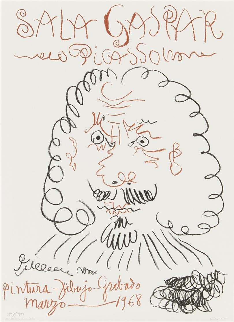 SALA GASPAR PICASSO PINTURA - DIBUJO - GRABADO by Pablo Picasso, 1968