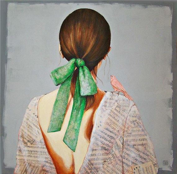 HE KNOCKED THE SMILE by Renata Magda, 2020