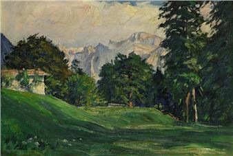 Sommerlandschaft - Carl Friedrich Felber