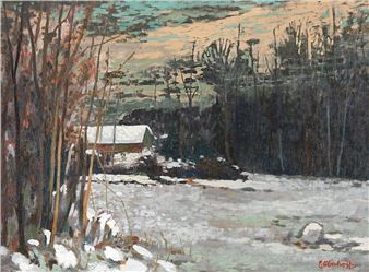 Winterabend - Ernst Oberhoff