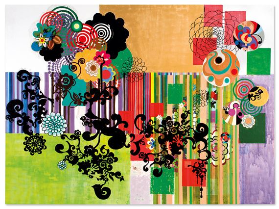 Avenida Brasil (Brazil Avenue) by Beatriz Milhazes, 2003/2004, Executed in 2003-2004