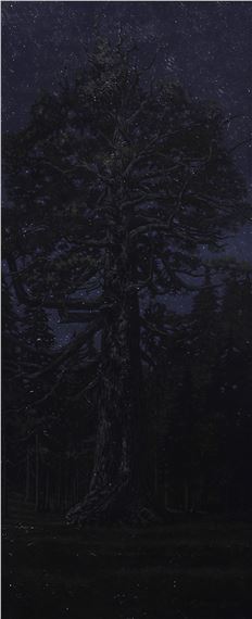 Study - Moonlight in the Land of Giants by Bradley W. Giles, 2019