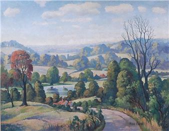 Extensive Suffolk landscape scene - Paul Earee