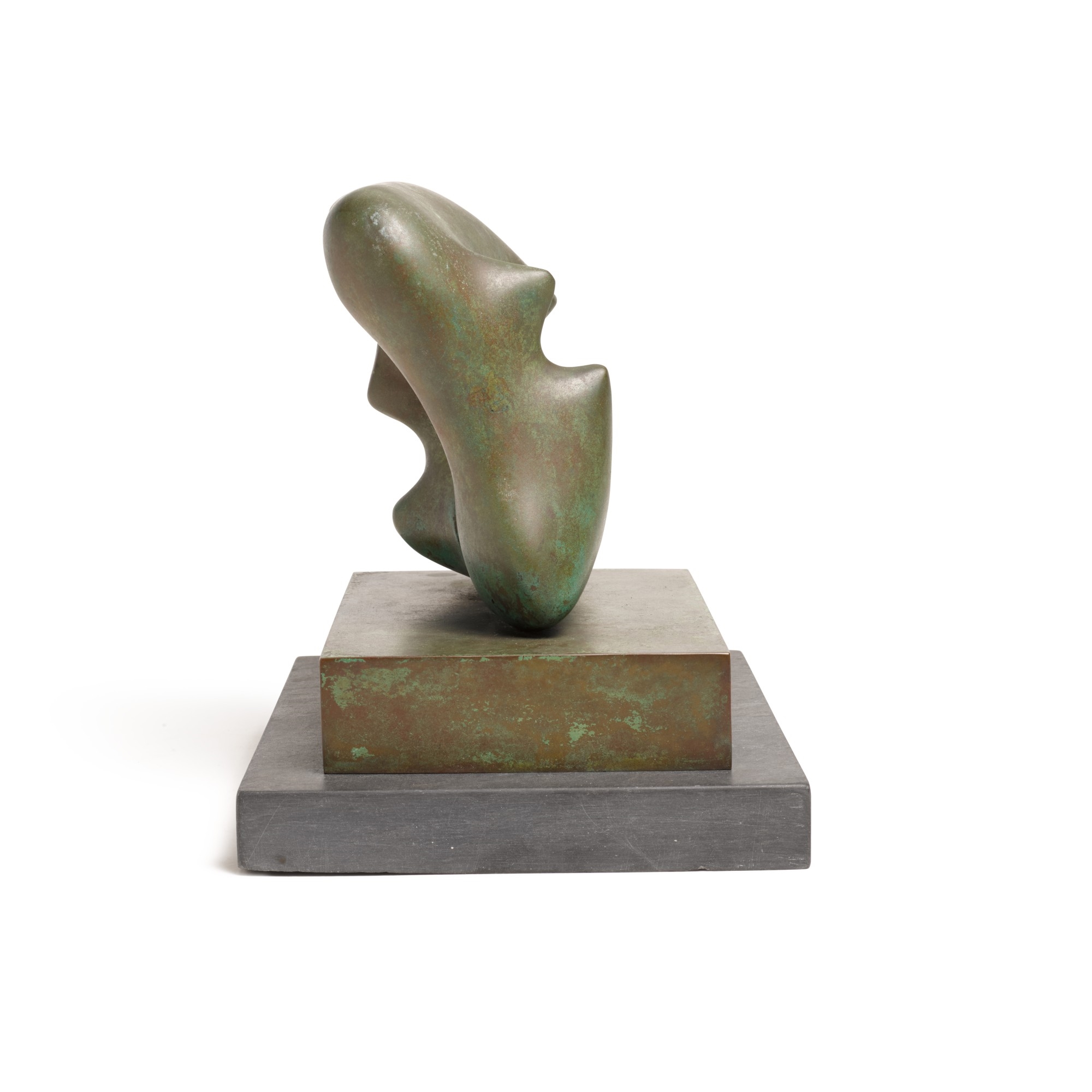 Henry Moore | Maquette for Square Form with Cut | MutualArt