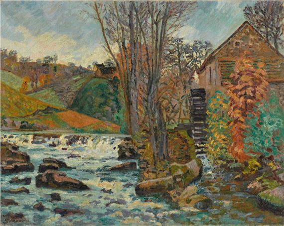 Le moulin Bouchardon à Crozant by Armand Guillaumin, Painted circa 1894