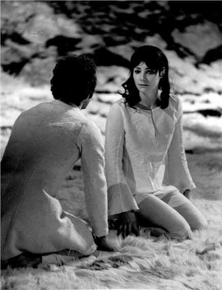 Rosine Rochette and François Joxe in "A Midsummer Night's Dream" by Martine Franck, 1968