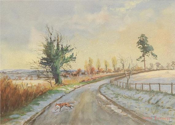 The 4 o'clock Fox, Bramper by Robin Furness, 2014