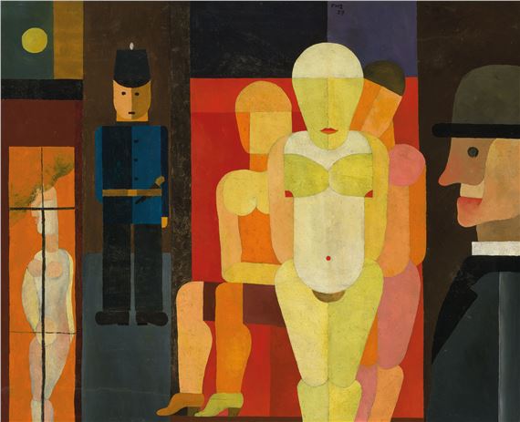 Freudlose Gasse by Franz Wilhelm Seiwert, 1927, Painted in 1927