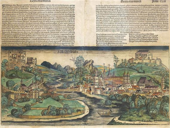 Ansicht der Stadt Salzburg by Michael Wolgemut, 1493