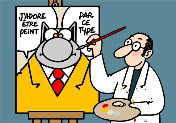 Philippe Geluck: Le Chat à Matignon | Exhibitions | MutualArt