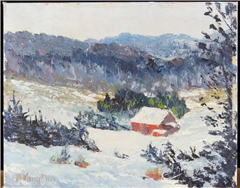 "Untitled: Cabin in Winter" - Avery Vaughan