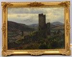 Festungsruine in der Eifel by Wilhelm Degode, 1908