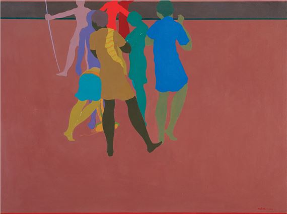Khalil Ibrahim | Reflections (IX) (1980) | MutualArt