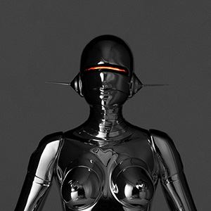 Hajime Sorayama | Sexy Robot floating _1/4 scale (2020) | MutualArt