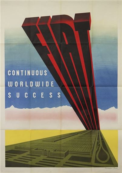 FIAT / Continuous Worldwide Success by André Simon, 1950