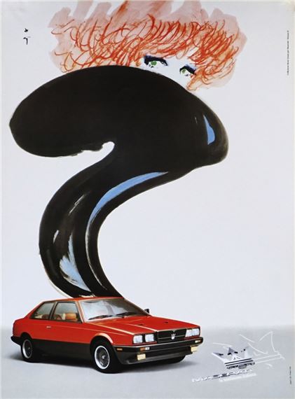 René Gruau | Maserati / Donna II (1980) | MutualArt