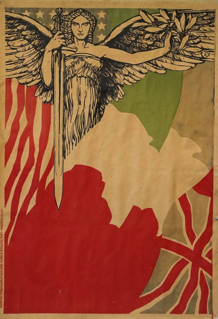 Artwork by Vittorio Grassi, La vittoria, Made of Lithograph