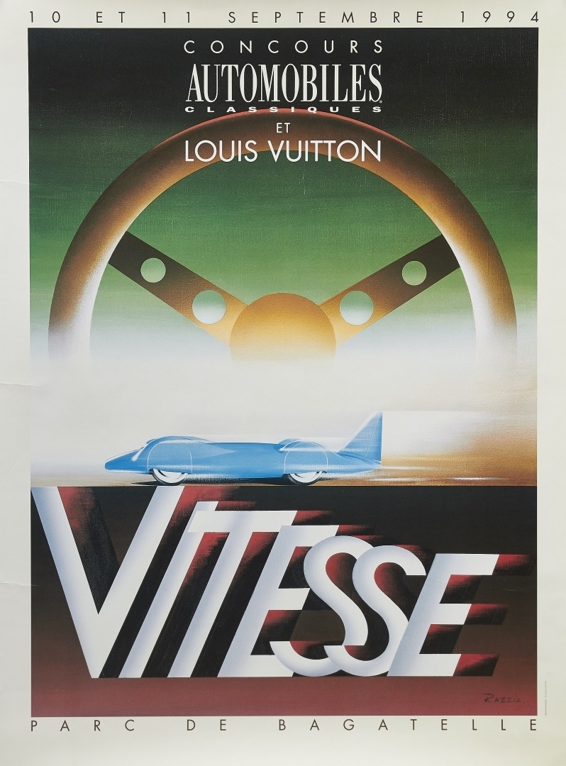 Gerard Courbouleix-Deneriaz, Louis Vuitton Cup Challenger Races poster  (2000)