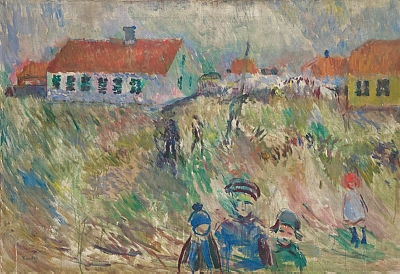"Barn i Skagen" by Ludvig Peter Karsten, 1921