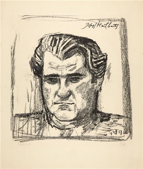 BILDNIS JOSEPH KEILBERTH by Otto Dix, 1949