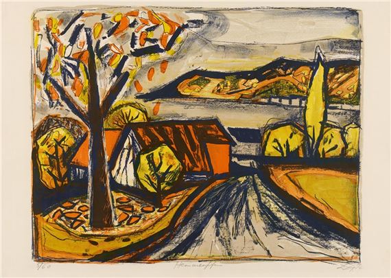 HEMMENHOFEN by Otto Dix, 1954