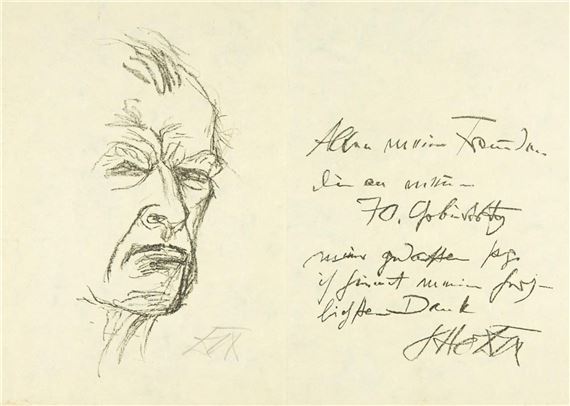 SELBSTBILDNIS. DANKSAGUNG ZUM 70. GEBURTSTAG