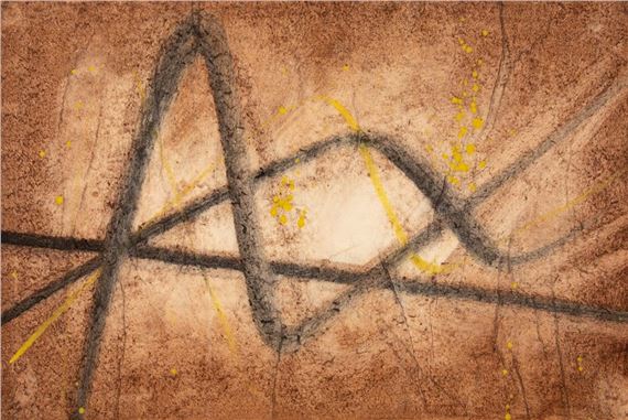 Leichte Alters- und Montagespuren, kleiner geschlossener Randdefekt by Hermann Glöckner, 1958