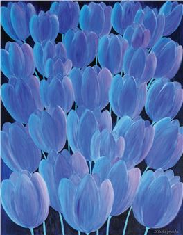 TULIPANY W BLASKU KSIĘŻYCA - Iwona Szelągowska