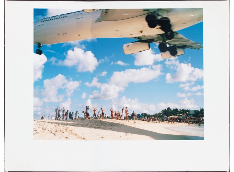 Artwork by Kevin Cooley, Air France Landing, St. Maarten, Made of Digital pigment