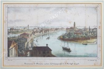 Panorama di Murano veduta dal campanile di S.M. degli Angeri - M. Moro
