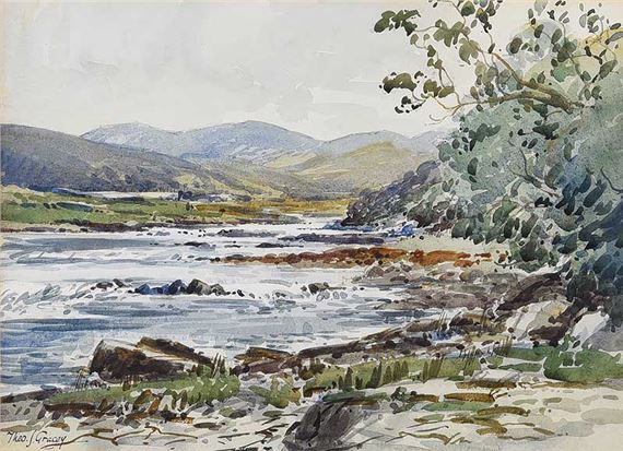 LACKAGH RIVER, DONEGAL by Theodore James Gracey