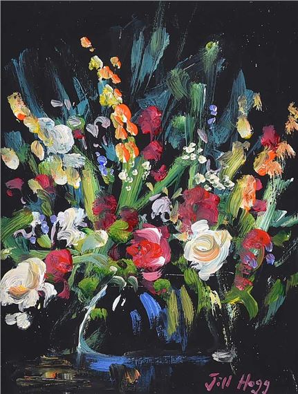 STILLL LIFE, FLOWERS II by Jill Hogg