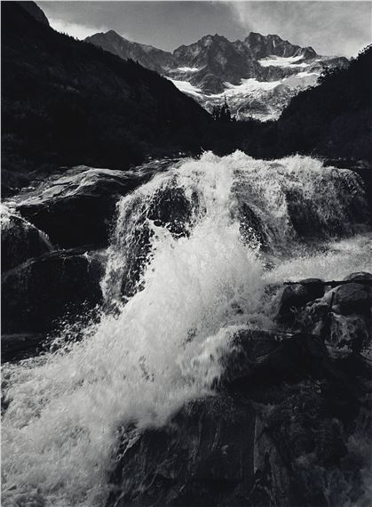 In Cascade National Park, Washington by Ansel Adams, circa 1960, printed circa 1970