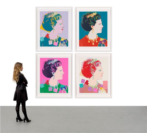Andy Warhol | Queen of Denmark, from: Queens (Royal Edition) (1985) | MutualArt