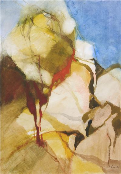 Herbstbirke by Gottfried Körner, 2001