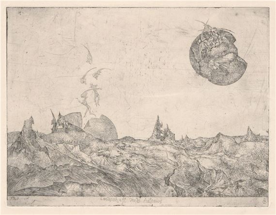 Landschaft des hl. Antonius by Heinz Zander, 1967