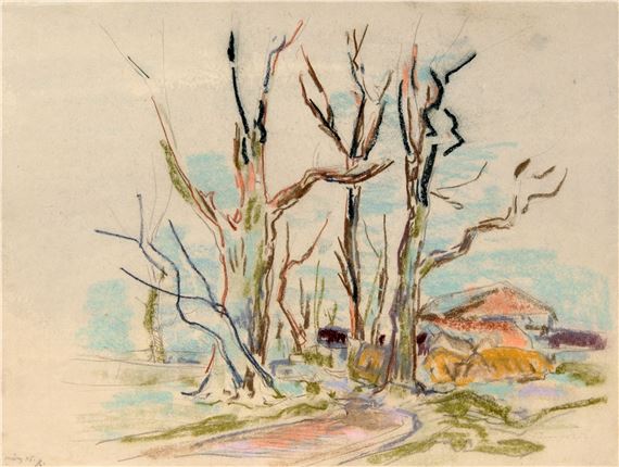 Kahle Bäume by Hans Martin Ruwoldt, 1945