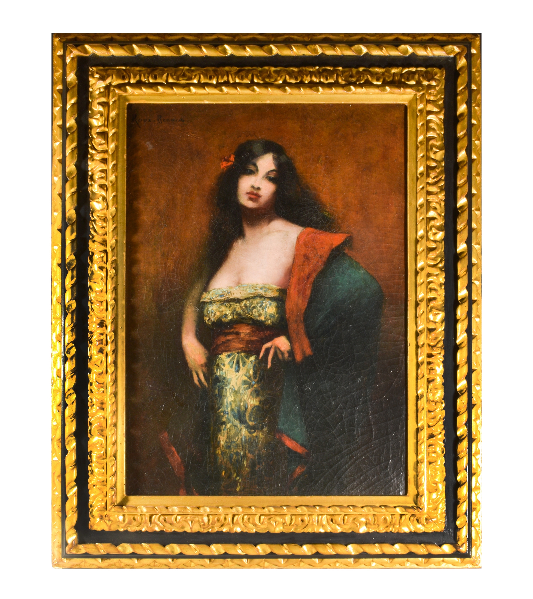 Antonin Roux-Renard | Oil of an Eastern Beauty | MutualArt