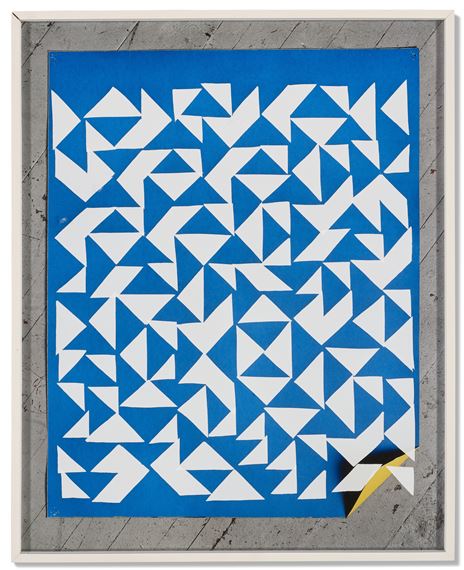 Blue Papers (Albers) by Hannah Whitaker, 2014