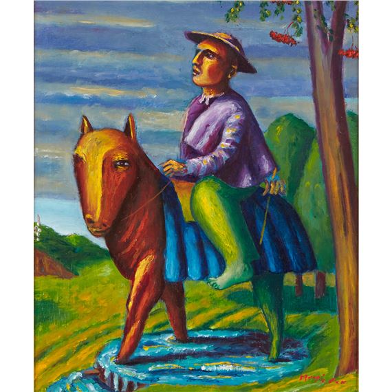 STUDY FOR 'THE APOSTLE OF THE NORTH' by Neil MacPherson, 1992