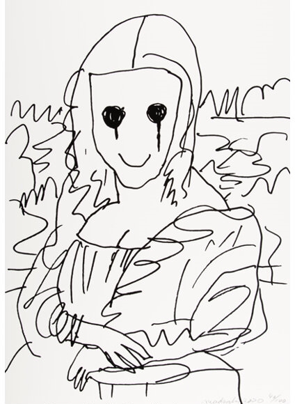 Coffee Break Drawing of Mona Lisa_P