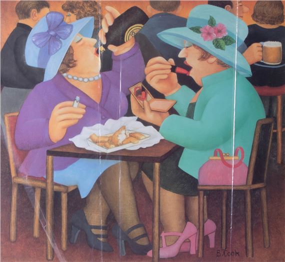 Beryl Cook | Happy Days | MutualArt