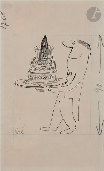 Joyeuse bombe by Siné