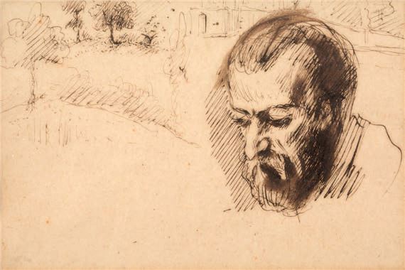 Etude d' homme barbu