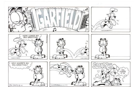 Jim Davis | Garfield (1980 - 1982) | MutualArt