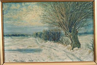 Snow scene - E. Erichson
