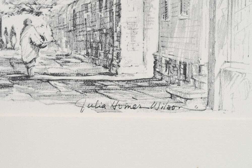 Artwork by Julia Homer Wilson, St. Michaels Church, Made of lithograph