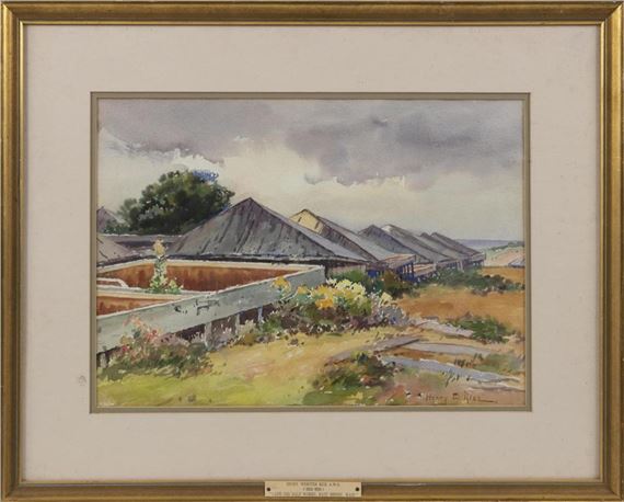 "Cape Cod Salt Works, East Dennis, Mass". by Henry Webster Rice