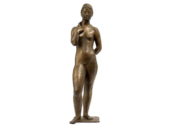 ZOPFHALTENDE by Gerhard Marcks, 1938